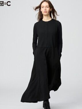 Uniqlo:C Half-Zip Dress | Sleeveless Medium